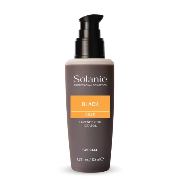 Solanie Fekete szappan 125 ml