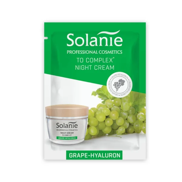 Solanie Minta Szőlő-hialuron TO Complex éjszakai krém 3ml - Ajándék