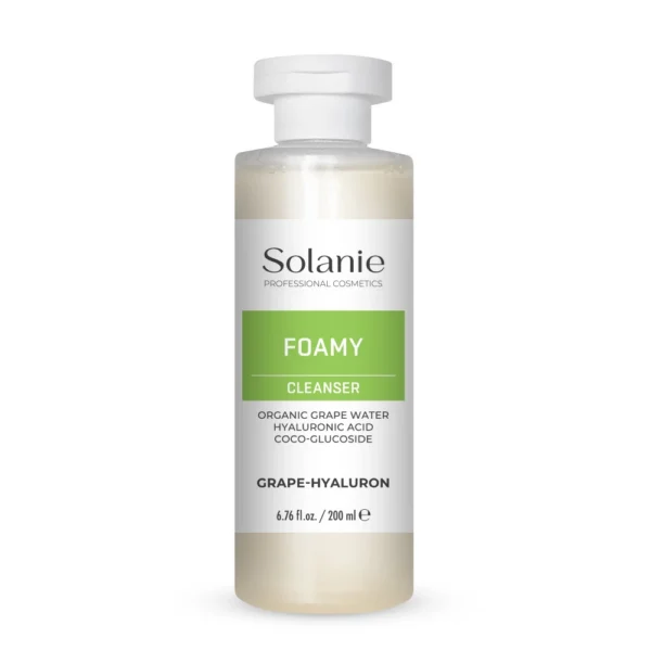 Solanie Szőlő-hialuron habzó lemosó gél 200 ml