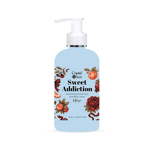 Crystal Nails Moisturising Hand, Foot and Body Lotion - Sweet Addiction - Intense 250ml